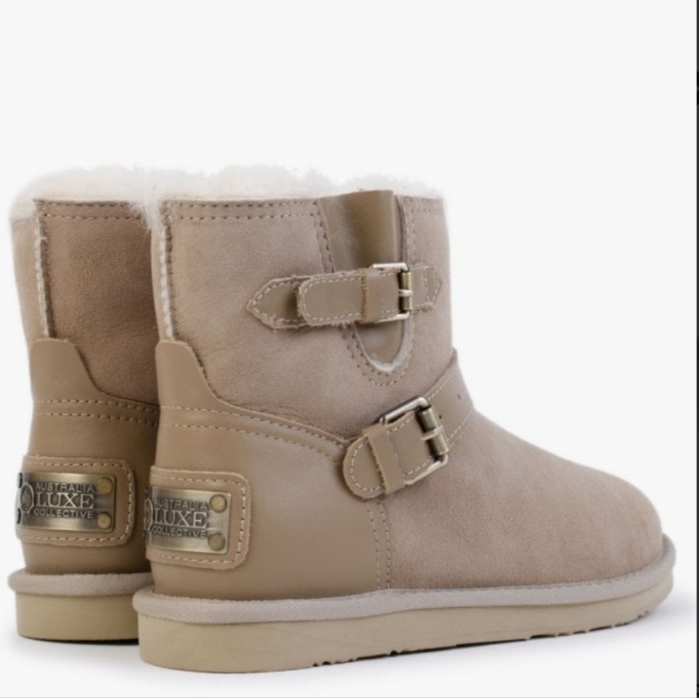 Australia Luxe Collective Machina Sand Twinface Boots Designer Suede #143
